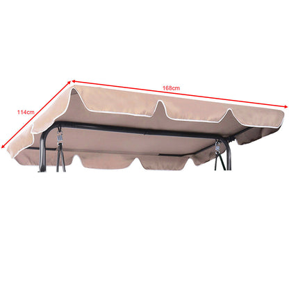 167 x 114cm Replacement Swing Canopy Cover-Beige