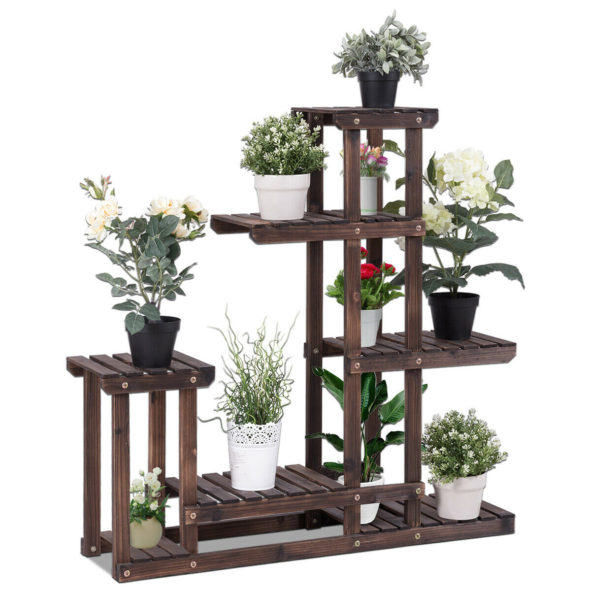 6 Tier Wooden Plant Stand