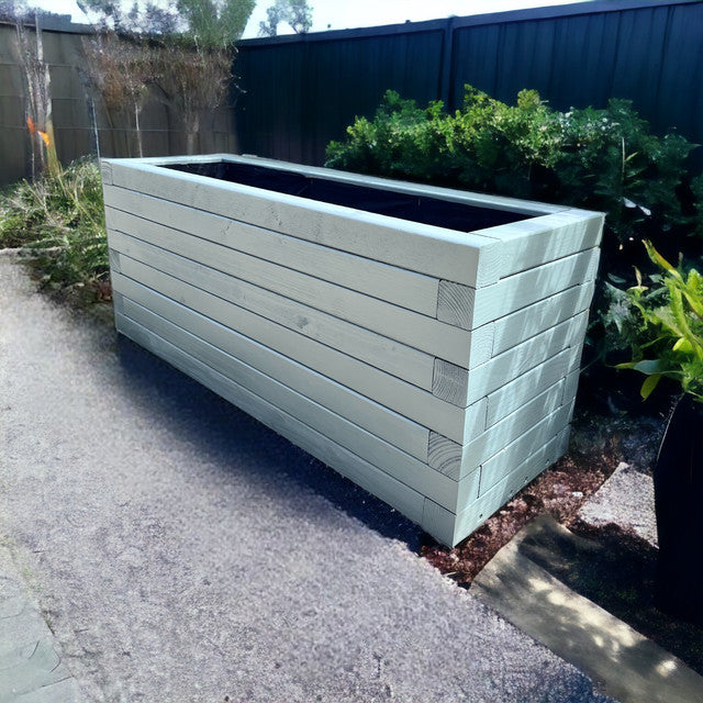 40 x 40 Garden Planters | Somerset Planters | Wooden Planters | Bespokeoutdoor | Wooden Trough Planters