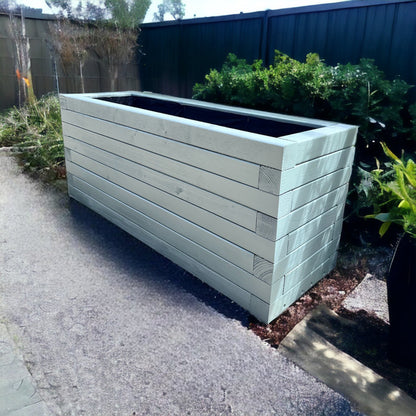 180 x 40 Garden Planters | Somerset Planters | Wooden Planters | Bespokeoutdoor | Wooden Trough Planters