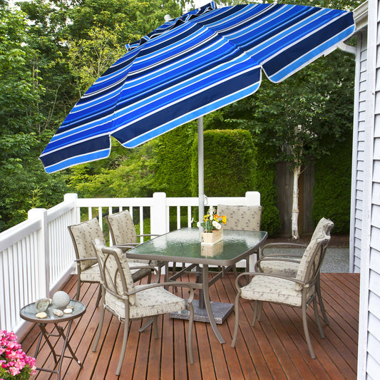 2.2M Beach UPF50+ Sunshade Shelter with Cup Holder-Navy