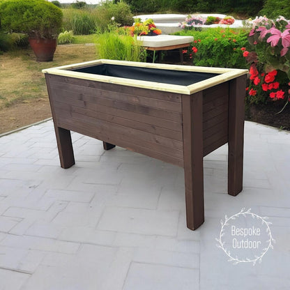 40 x 90 Garden Planter | Raised Cotswold Vegetable Trug Planter Painted | Wooden Planters | Bespokeoutdoor | Wooden Trough Planters