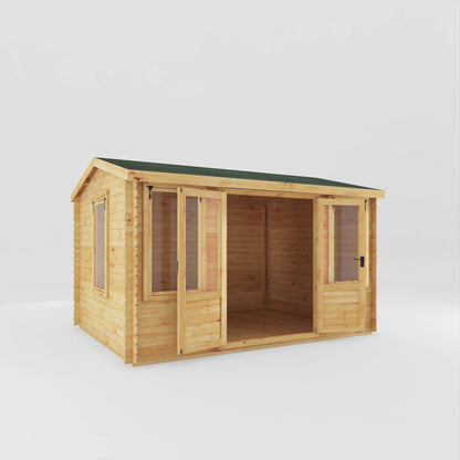 4M X 3M Log Cabin - 19Mm