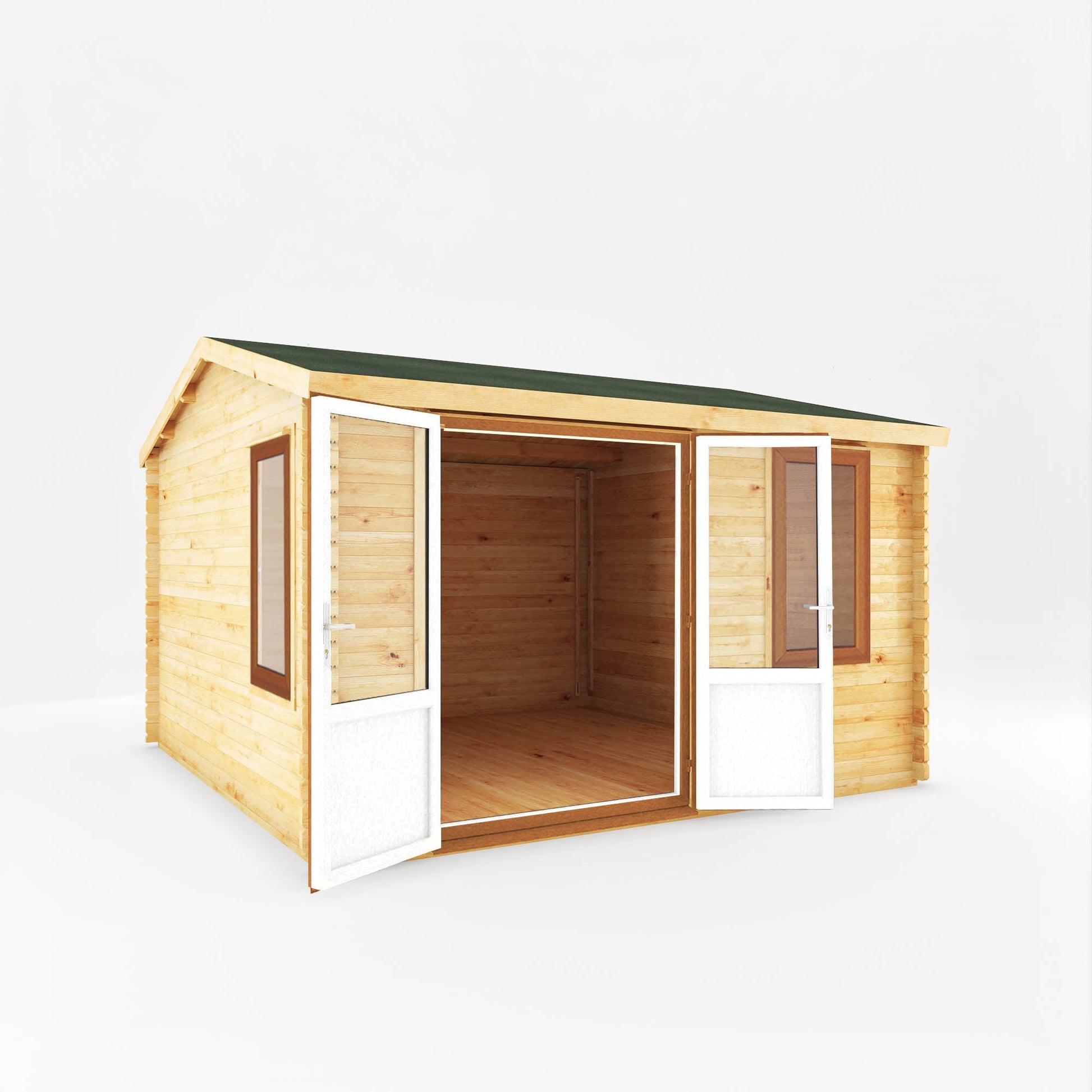 4M X 4M Home Office Elite - 44Mm (Upvc Windows & Door) - Oak