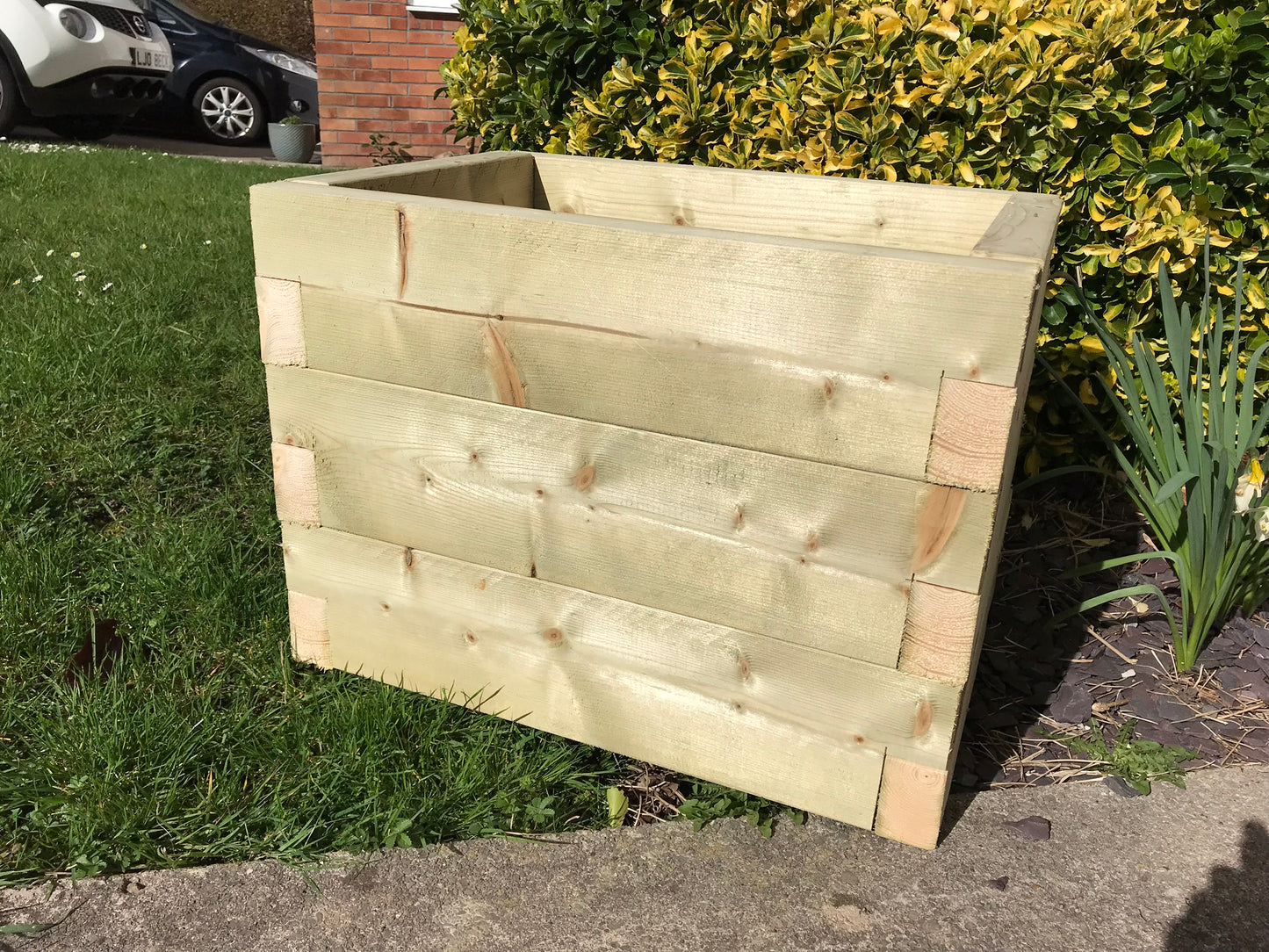 60 x 40 x 45H Garden Planters, Devonshire Planter, Wooden Planters, Wooden Trough Planters