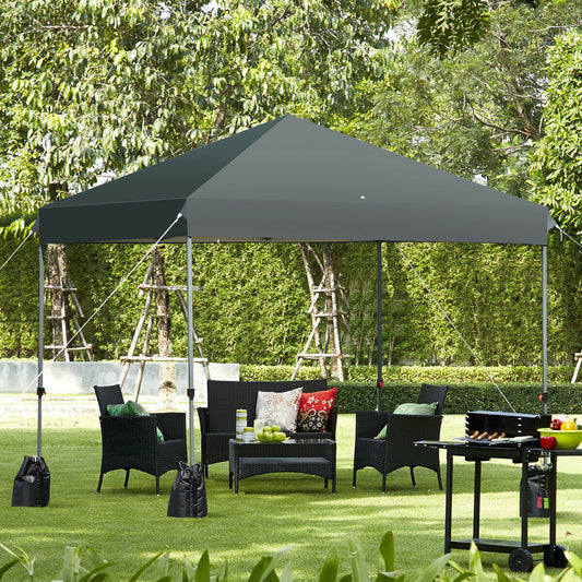 2.4 x 2.4m Pop Up Gazebo-Grey