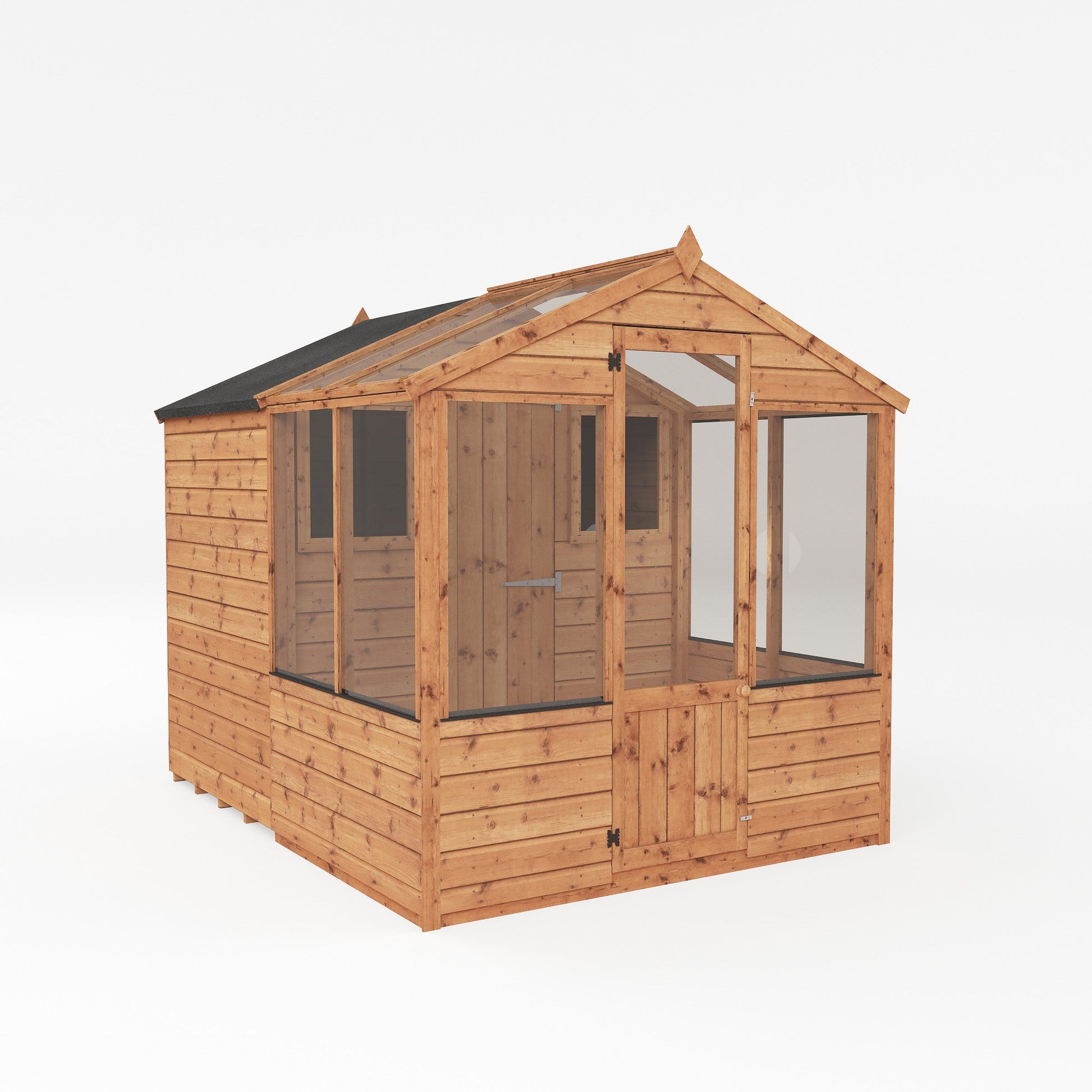 8 X 6 Traditional Apex Greenhouse Combi Shed