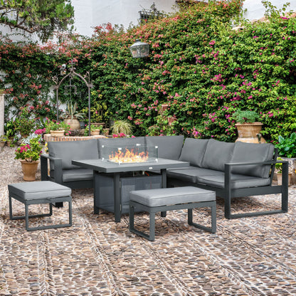 outsunny-6-piece-aluminium-garden-furniture-set