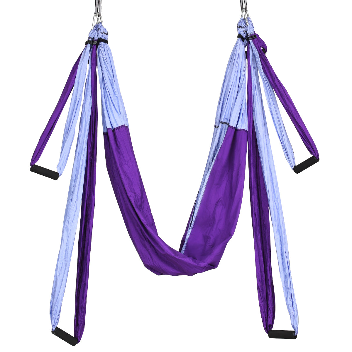 Aerial Yoga Swing with Three Different Lengths of Handle-Purple