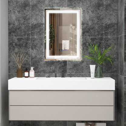 Anti-Fog Bathroom Led Vanity Mirror with 3 Colors 3000-6500K