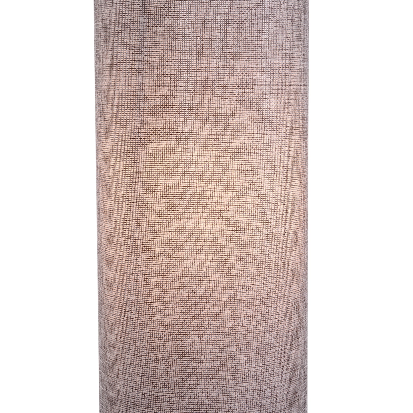 HOMCOM 120H cm Wooden Base Fabric Floor Lamp with Linen Fabric, Grey