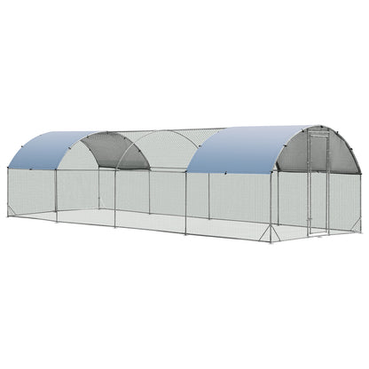 Chicken Coop with Waterproof and Sun-protective Cover for Backyard, Farm-XL