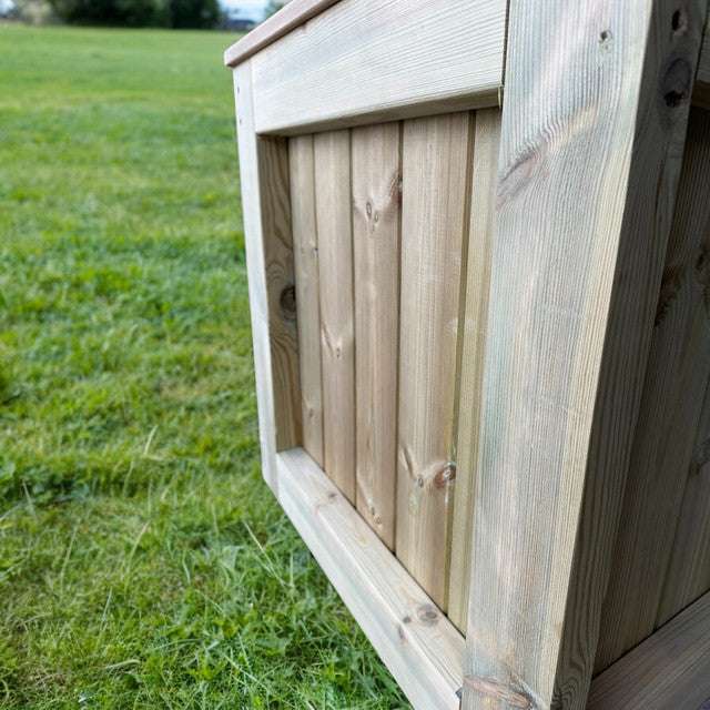 90 x 40 Garden Planters | Chiltern Planters | Wooden Planters | Bespokeoutdoor | Wooden Trough Planters