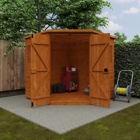 GardenArch 7x7 Corner Shed