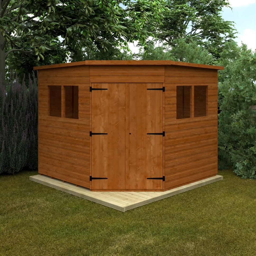 GardenArch 8x8 Corner Shed