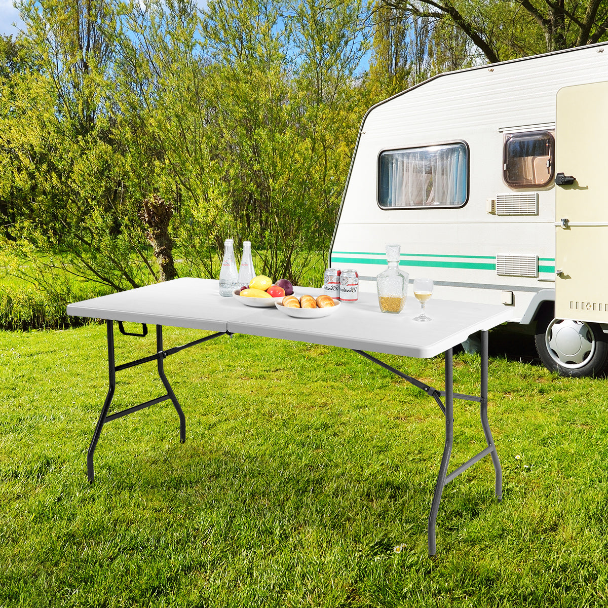 Folding Picnic Table for Outdoors