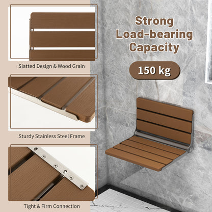 Folding Shower Seat Wall Mounted for Inside Shower