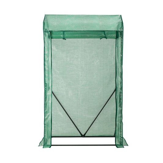 Walk-in Garden Greenhouse with Roll-up Zippered Door