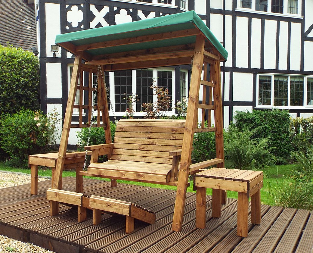 Dorset 2 Seat Swing Green