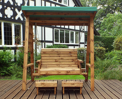 Dorset 2 Seat Swing Green