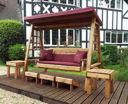 Dorset 3 Seat Swing Burgundy