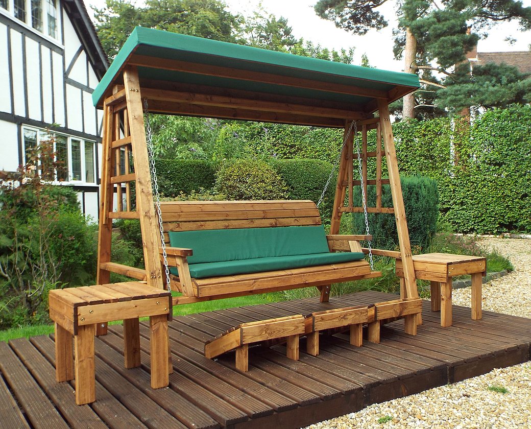 Relax in Style with Our Green 3 Seater Swing