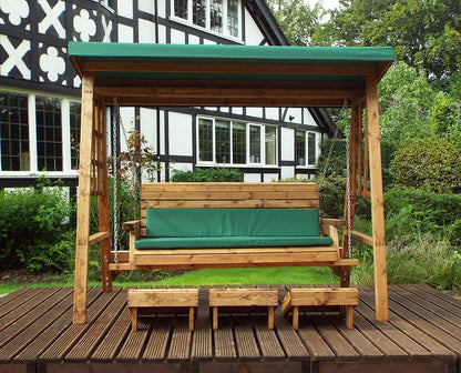 Dorset 3 Seat Swing Green