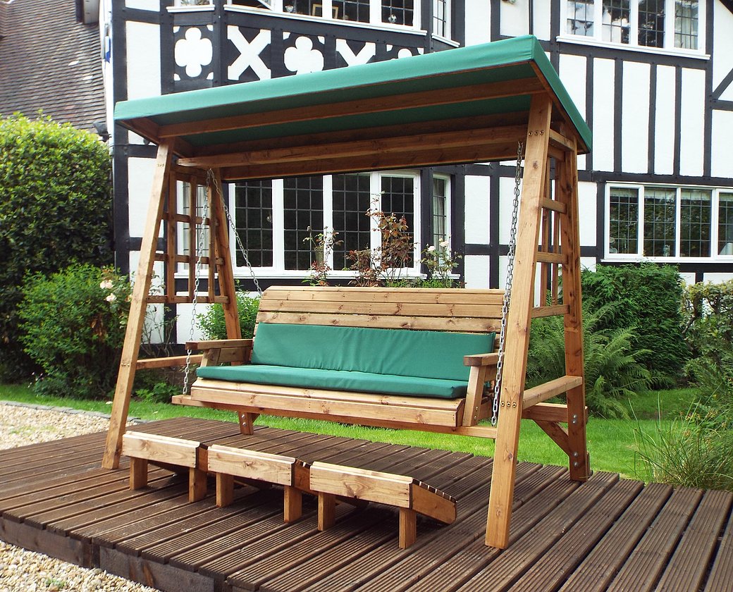 Dorset 3 Seat Swing Green