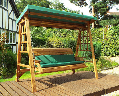 Dorset 3 Seat Swing Green