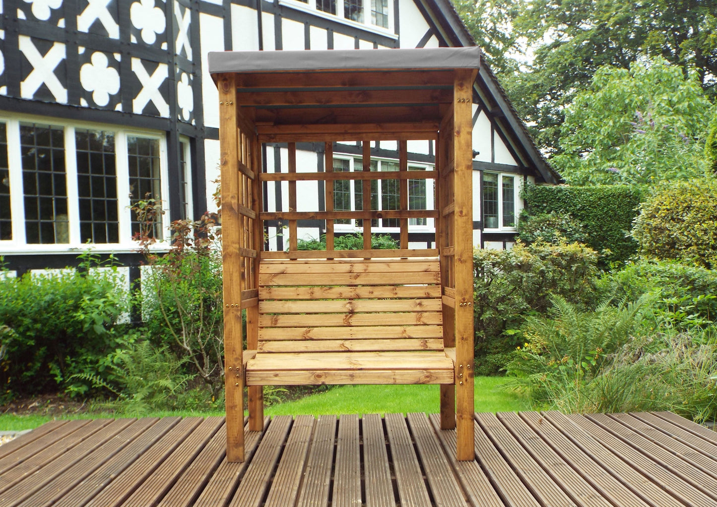 Bramham 2 Seat Arbour Grey