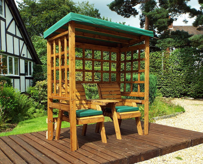 Relax in Style with Our Henley Twin Arbour Garden Collection