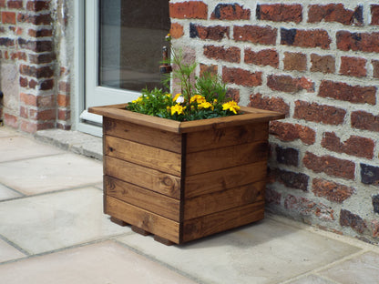 Elegant Large Square Planter for Timeless Garden Beauty