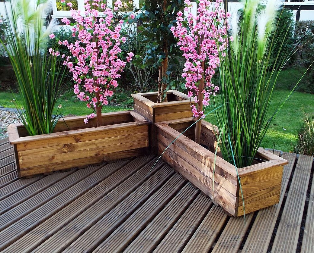 Corner Planter Set