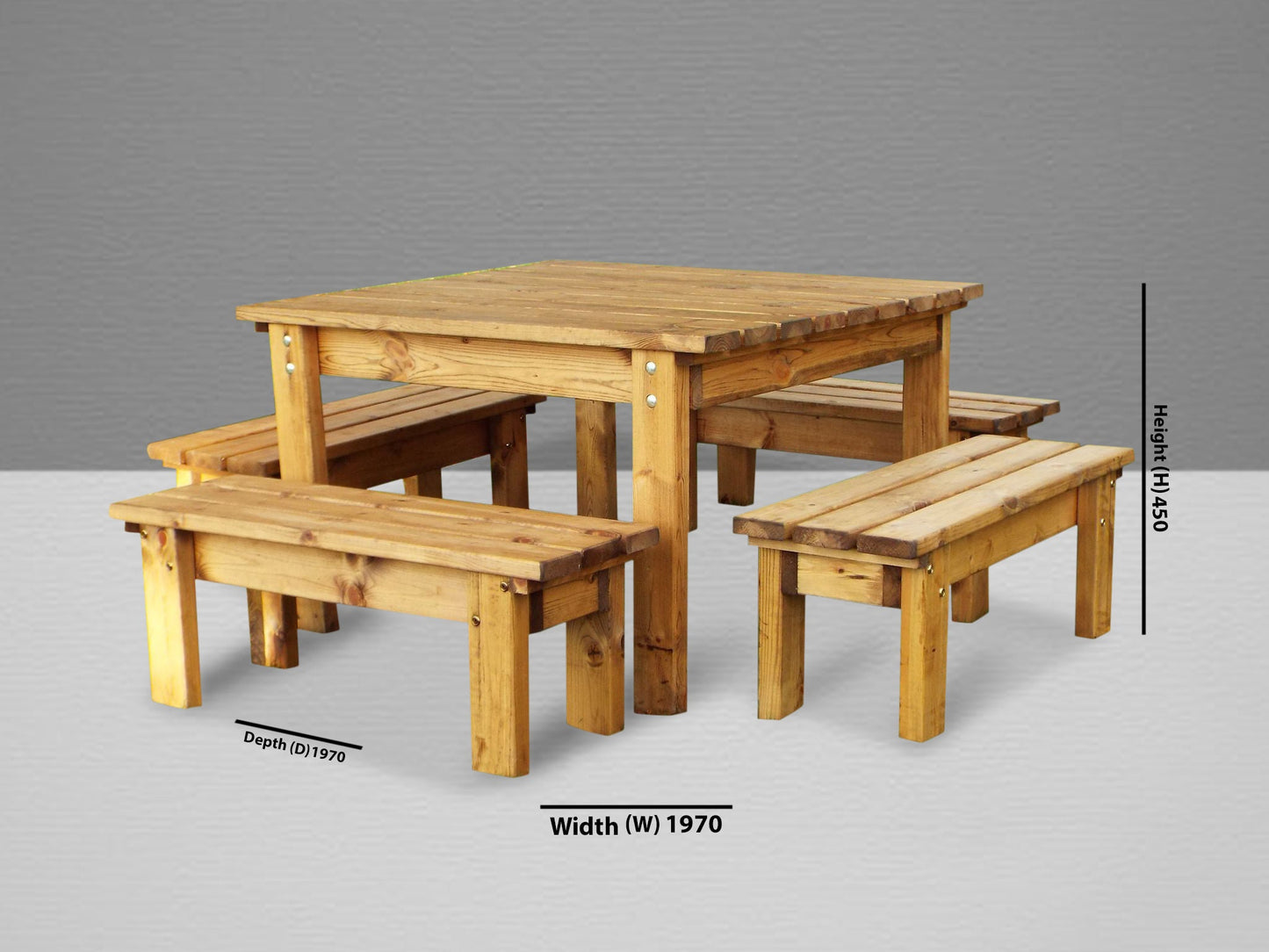 Little Fellas Square Table Set