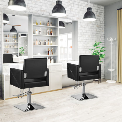 360 Degree Swivel Hairdressing Chair with Footrest