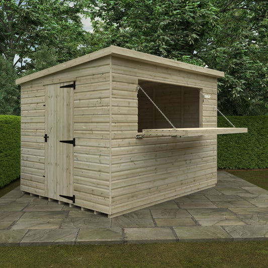 GardenArch 10x8w The  Bar Shed