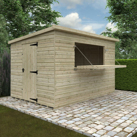 GardenArch 12x8w The  Bar Shed