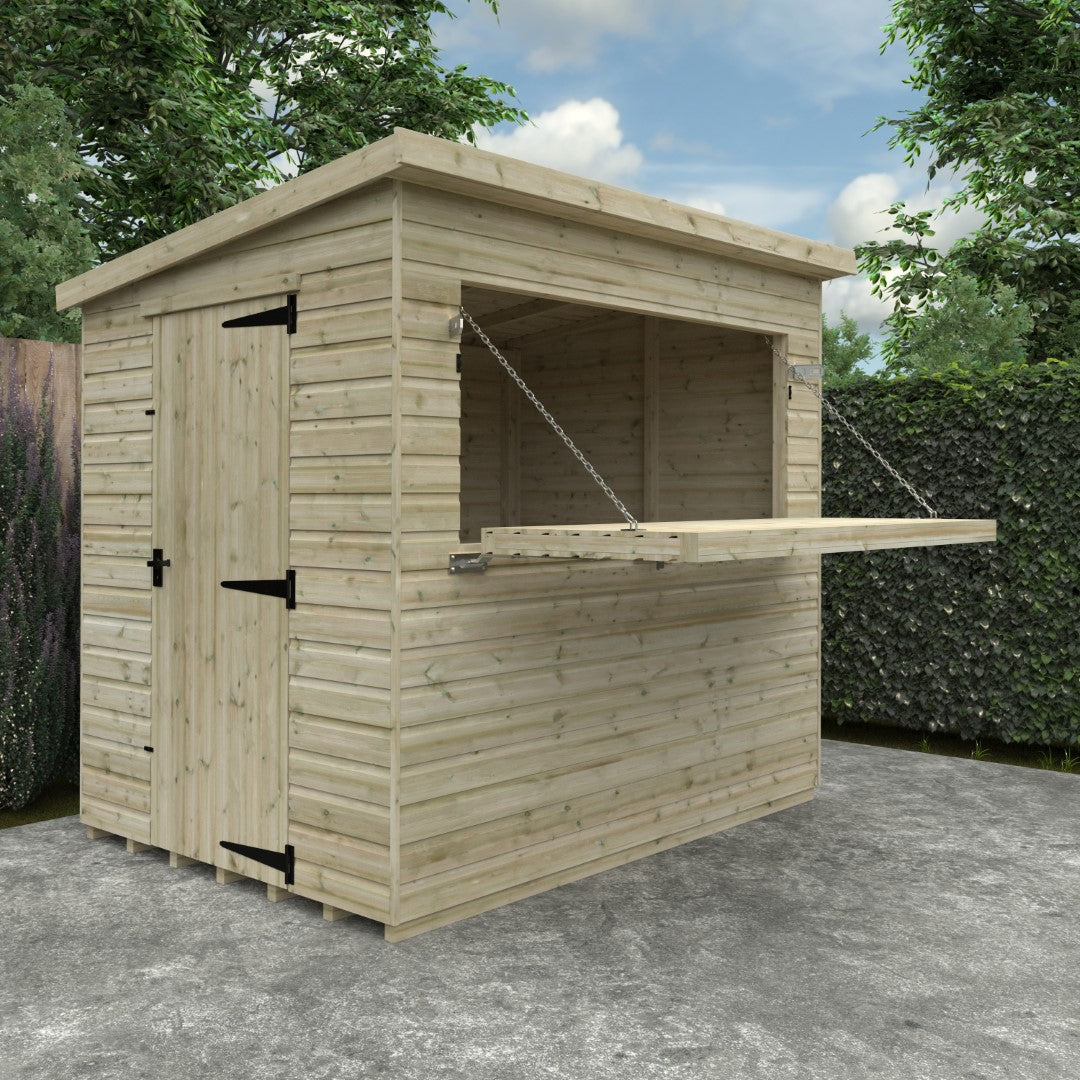 GardenArch 8x6w The  Bar Shed