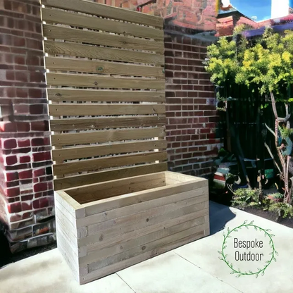 90 x 90 Garden Planters | ULTRA Trellis | Planter With Trellis | Bespokeoutdoor | Garden Trellis | Harvest Gold