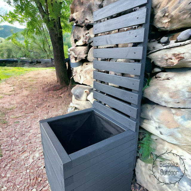 90 x 40 Garden Planters | Somerset Planter and Trellis Combination | Planter With Trellis | Bespokeoutdoor | Garden Trellis