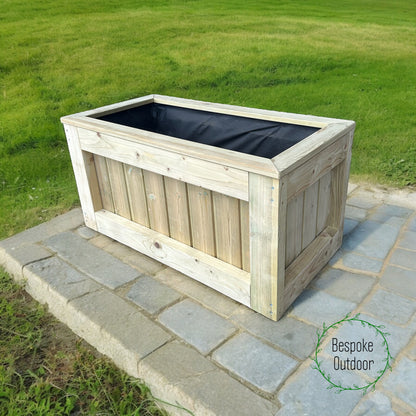 210 x 50 Garden Planters | Chiltern Planters | Wooden Planters | Bespokeoutdoor | Wooden Trough Planters