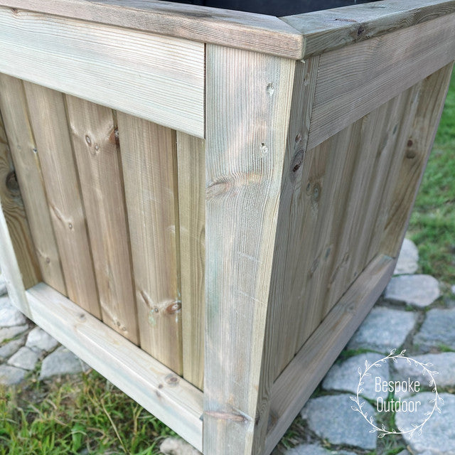 90 x 40 Garden Planters | Chiltern Planters | Wooden Planters | Bespokeoutdoor | Wooden Trough Planters