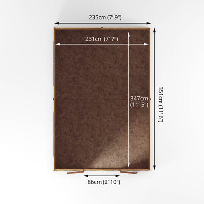 12 X 8 Overlap Apex