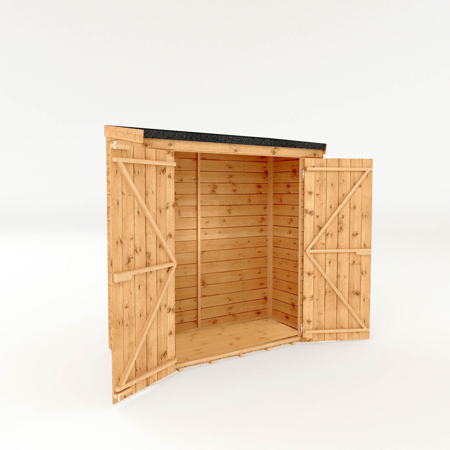 6 X 2'6 Tongue & Groove Pent Storage