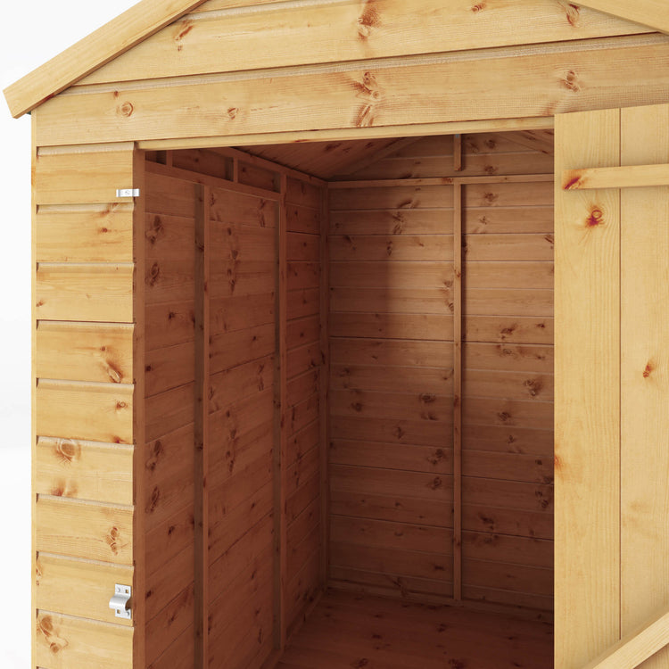 6 X 4 Shiplap Apex Windowless Wooden Shed