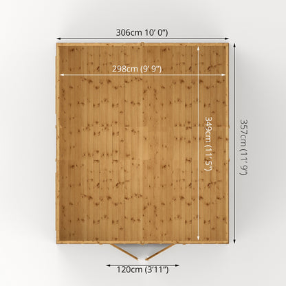 12 X 10 Premium Shiplap Apex Workshop