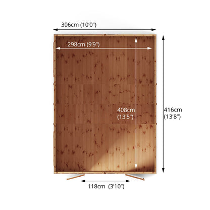 14 X 10 Premium Shiplap Apex Workshop