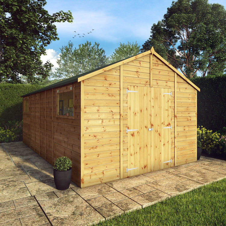 18 X 10 Premium Shiplap Apex Workshop