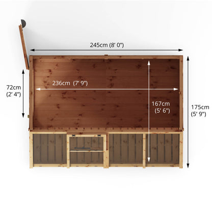 8 X 6 Premium Potting Shed