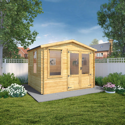 2.6M X 3.3M Log Cabin - 19Mm